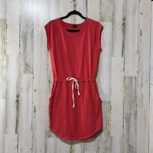 GAP Coral Mini Jersey Dress with Waist Tie